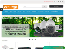 Tablet Screenshot of dvrunlimited.com